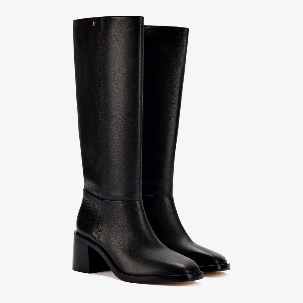 Larroude Black Heeled Boots